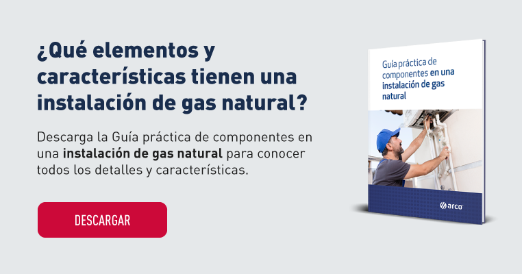 componentes Instalacion de gas natural
