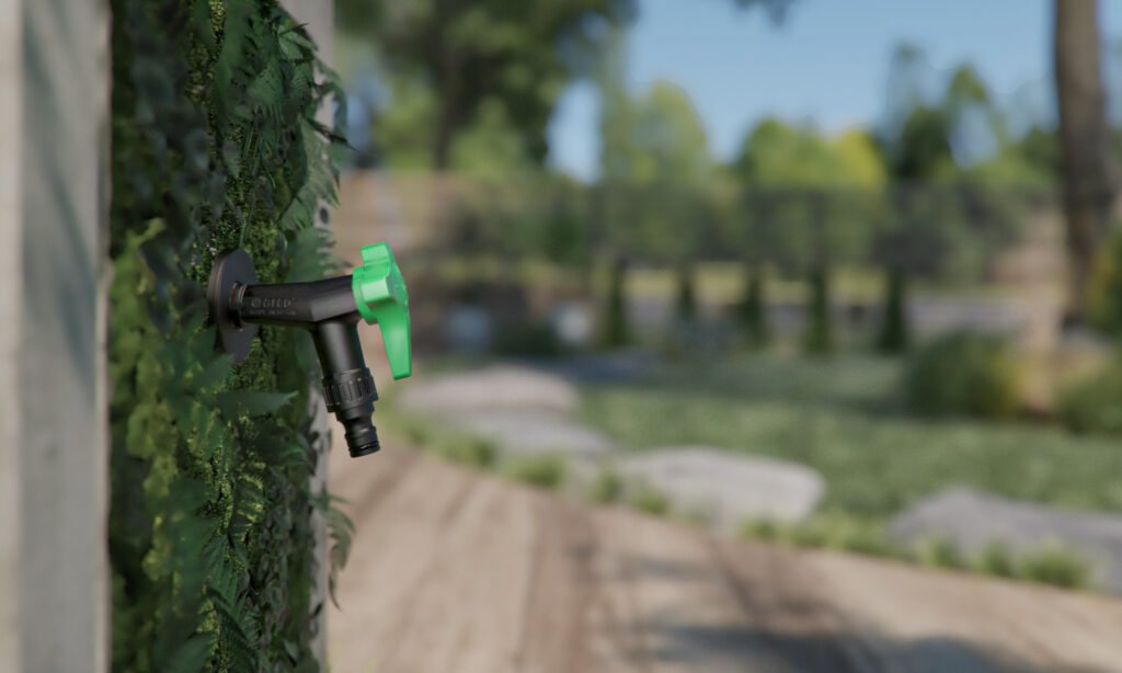 Decorar el jardín de las viviendas con grifería de jardín de diseño