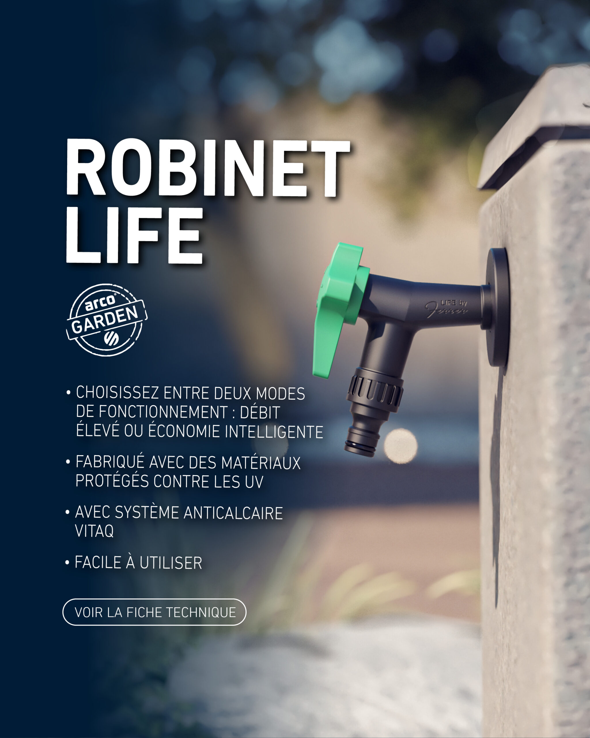 Robinet Jardin Life by Válvulas Arco