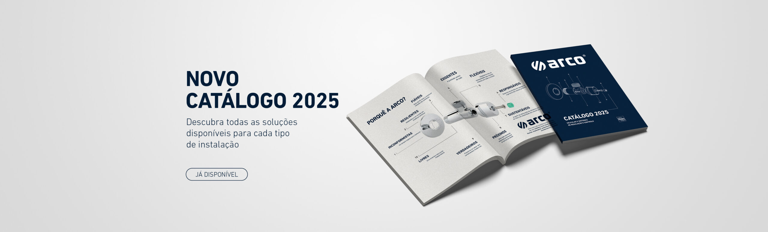 Novo Catálogo 2025 Válvulas Arco