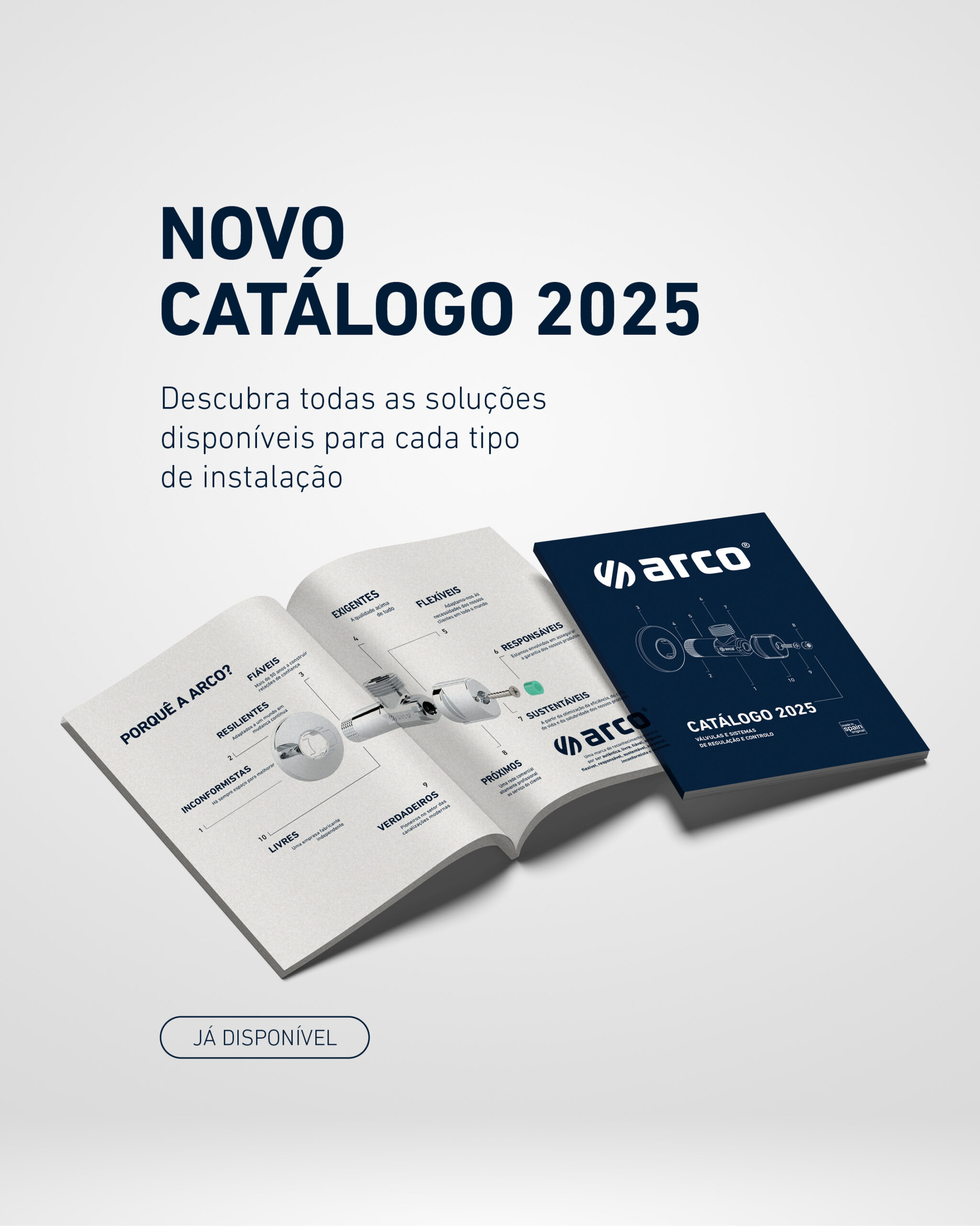 Novo catálogo Válvulas Arco